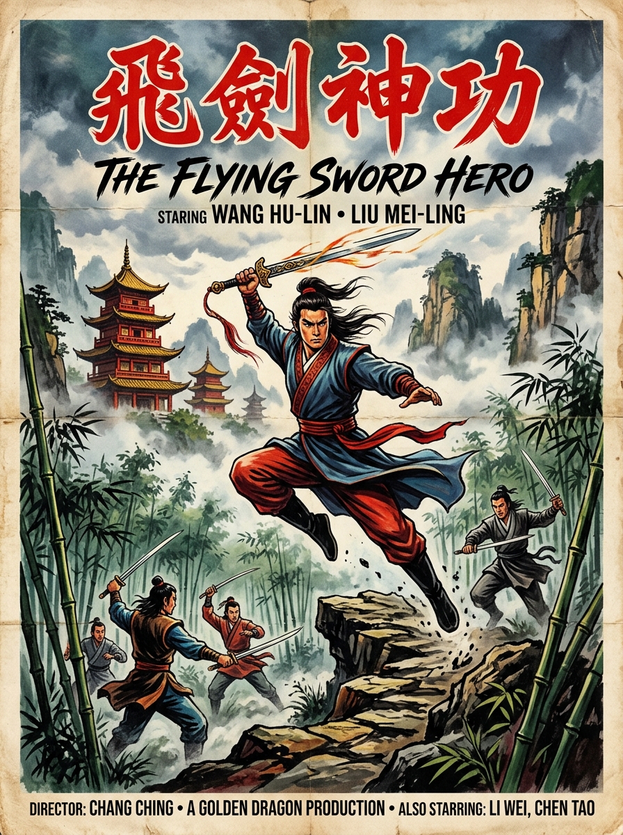 โปสเตอร์จีนกำลังภายใน